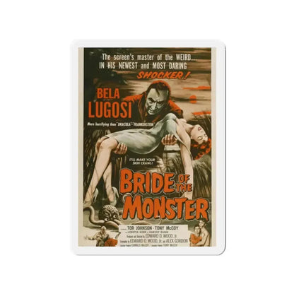 BRIDE OF THE MONSTER 1955 Movie Poster - Refrigerator Magnet - The Sticker Space