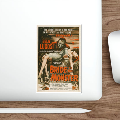 BRIDE OF THE MONSTER 1955 Movie Poster STICKER Vinyl Die-Cut Decal-The Sticker Space