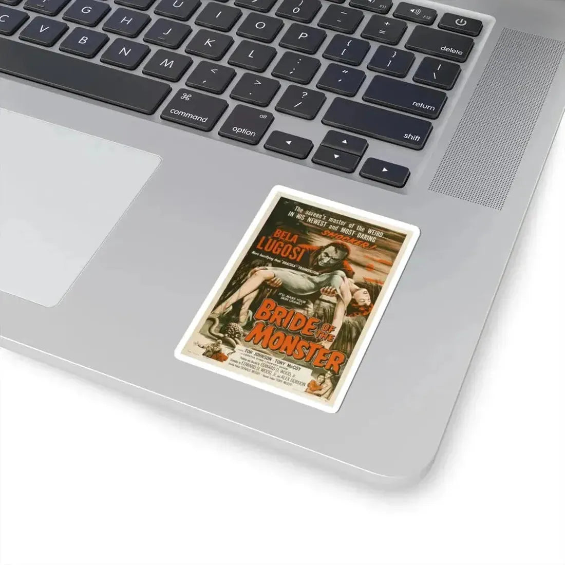 BRIDE OF THE MONSTER 1955 Movie Poster - STICKER Vinyl Kiss-Cut Decal - The Sticker Space