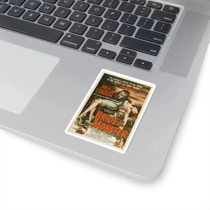 BRIDE OF THE MONSTER 1955 Movie Poster - STICKER Vinyl Kiss-Cut Decal - The Sticker Space