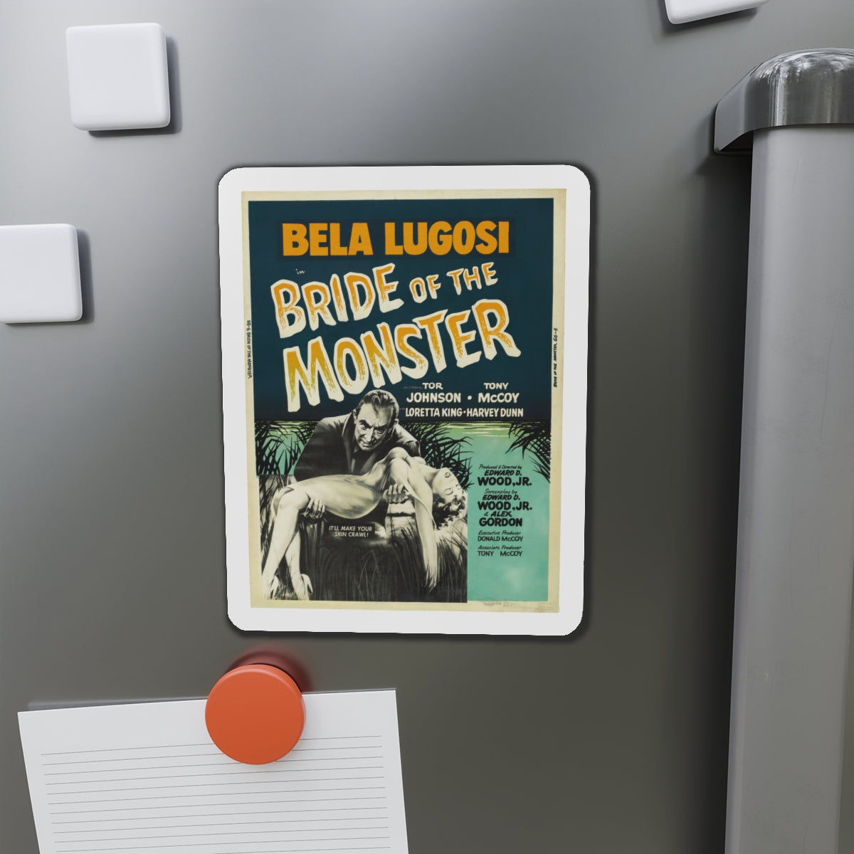 BRIDE OF THE MONSTER (2) 1955 Movie Poster - Die-Cut Magnet-The Sticker Space