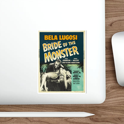 BRIDE OF THE MONSTER (2) 1955 Movie Poster STICKER Vinyl Die-Cut Decal-The Sticker Space