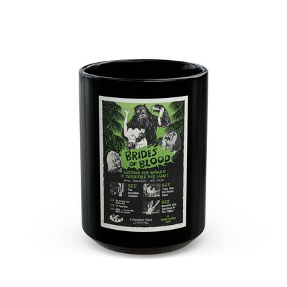 BRIDES OF BLOOD 1968 Movie Poster - Black Coffee Mug-15oz-The Sticker Space