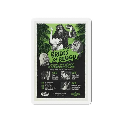BRIDES OF BLOOD 1968 Movie Poster - Refrigerator Magnet - The Sticker Space
