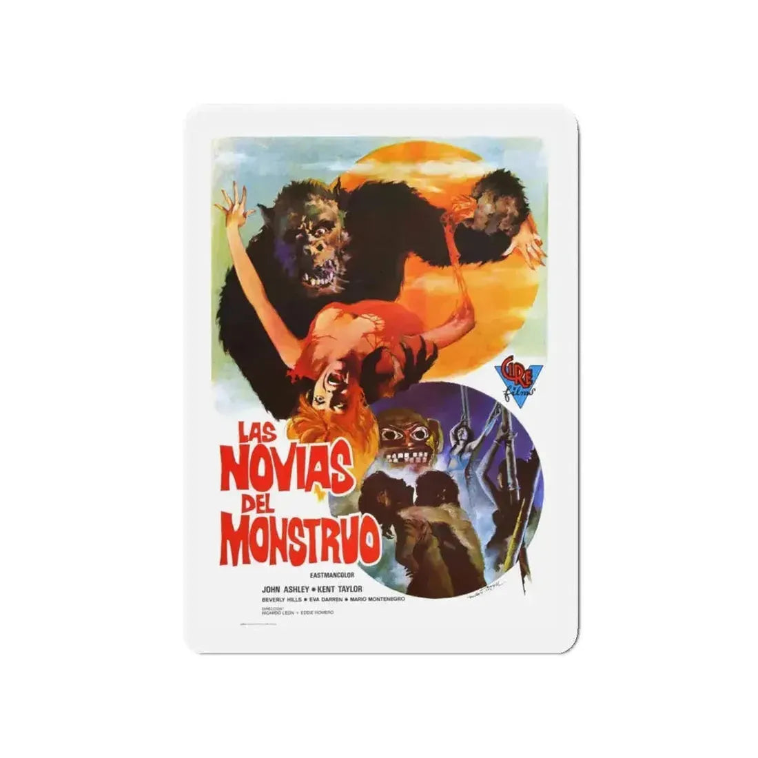 BRIDES OF BLOOD (2) 1968 Movie Poster - Refrigerator Magnet - The Sticker Space