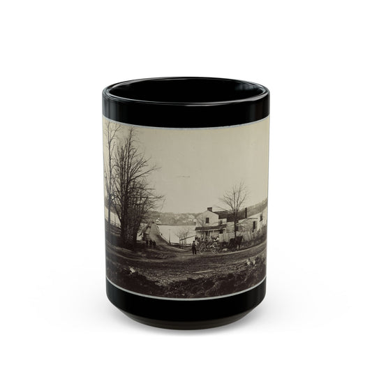 Bridge Across Eastern Branch Of Potomac River, Washington, D.C., April, 1865 (U.S. Civil War) Black Coffee Mug