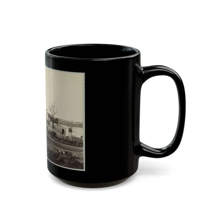 Bridge Across Eastern Branch Of Potomac River, Washington, D.C., April, 1865 (U.S. Civil War) Black Coffee Mug