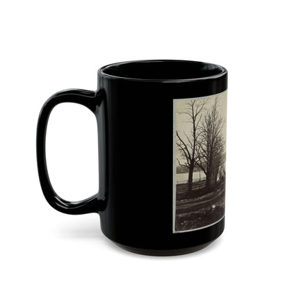 Bridge Across Eastern Branch Of Potomac River, Washington, D.C., April, 1865 (U.S. Civil War) Black Coffee Mug