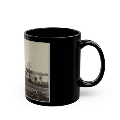 Bridge Across Eastern Branch Of Potomac River, Washington, D.C., April, 1865 (U.S. Civil War) Black Coffee Mug