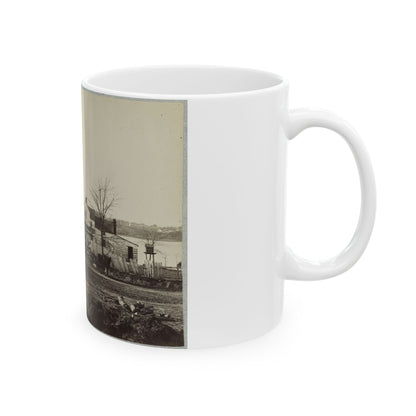 Bridge Across Eastern Branch Of Potomac River, Washington, D.C., April, 1865 (U.S. Civil War) White Coffee Mug