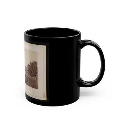 Bridge Across The Rappahannock, North View (U.S. Civil War) Black Coffee Mug