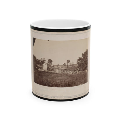 Bridge Across The Rappahannock, North View (U.S. Civil War) White Coffee Mug