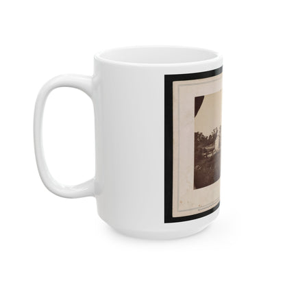 Bridge Across The Rappahannock, North View (U.S. Civil War) White Coffee Mug