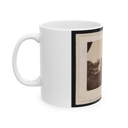 Bridge Across The Rappahannock, North View (U.S. Civil War) White Coffee Mug