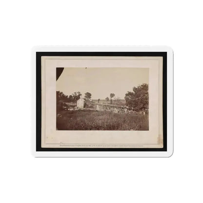 Bridge Across The Rappahannock, North View (U.S. Civil War) Refrigerator Magnet - The Sticker Space