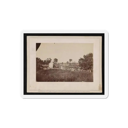 Bridge Across The Rappahannock, North View (U.S. Civil War) Refrigerator Magnet - The Sticker Space