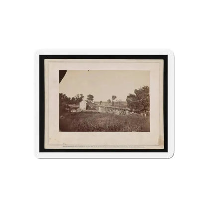 Bridge Across The Rappahannock, North View (U.S. Civil War) Refrigerator Magnet - The Sticker Space