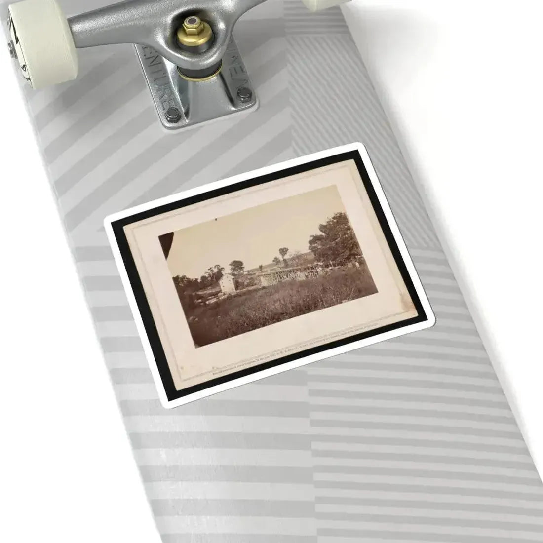 Bridge Across the Rappahannock, North View (U.S. Civil War) STICKER Vinyl Kiss-Cut Decal - The Sticker Space