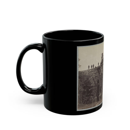 Bridge On Orange & Alexandria Railroad (U.S. Civil War) Black Coffee Mug-The Sticker Space