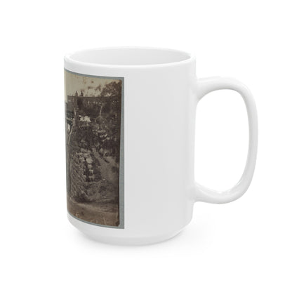 Bridge On Orange & Alexandria Railroad (U.S. Civil War) White Coffee Mug-The Sticker Space