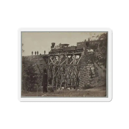 Bridge On Orange & Alexandria Railroad (U.S. Civil War) Refrigerator Magnet - The Sticker Space