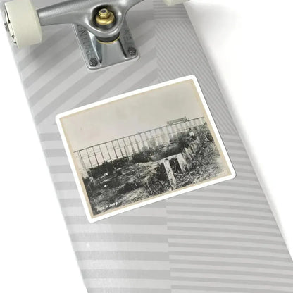 Bridge Over Running Water Creek Destroyed During the Civil War (U.S. Civil War) STICKER Vinyl Kiss-Cut Decal - The Sticker Space