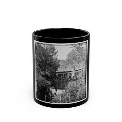 Bridge (U.S. Civil War) Black Coffee Mug-11oz-The Sticker Space