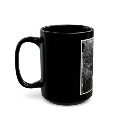 Bridge (U.S. Civil War) Black Coffee Mug-The Sticker Space