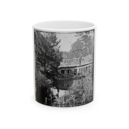 Bridge (U.S. Civil War) White Coffee Mug-11oz-The Sticker Space