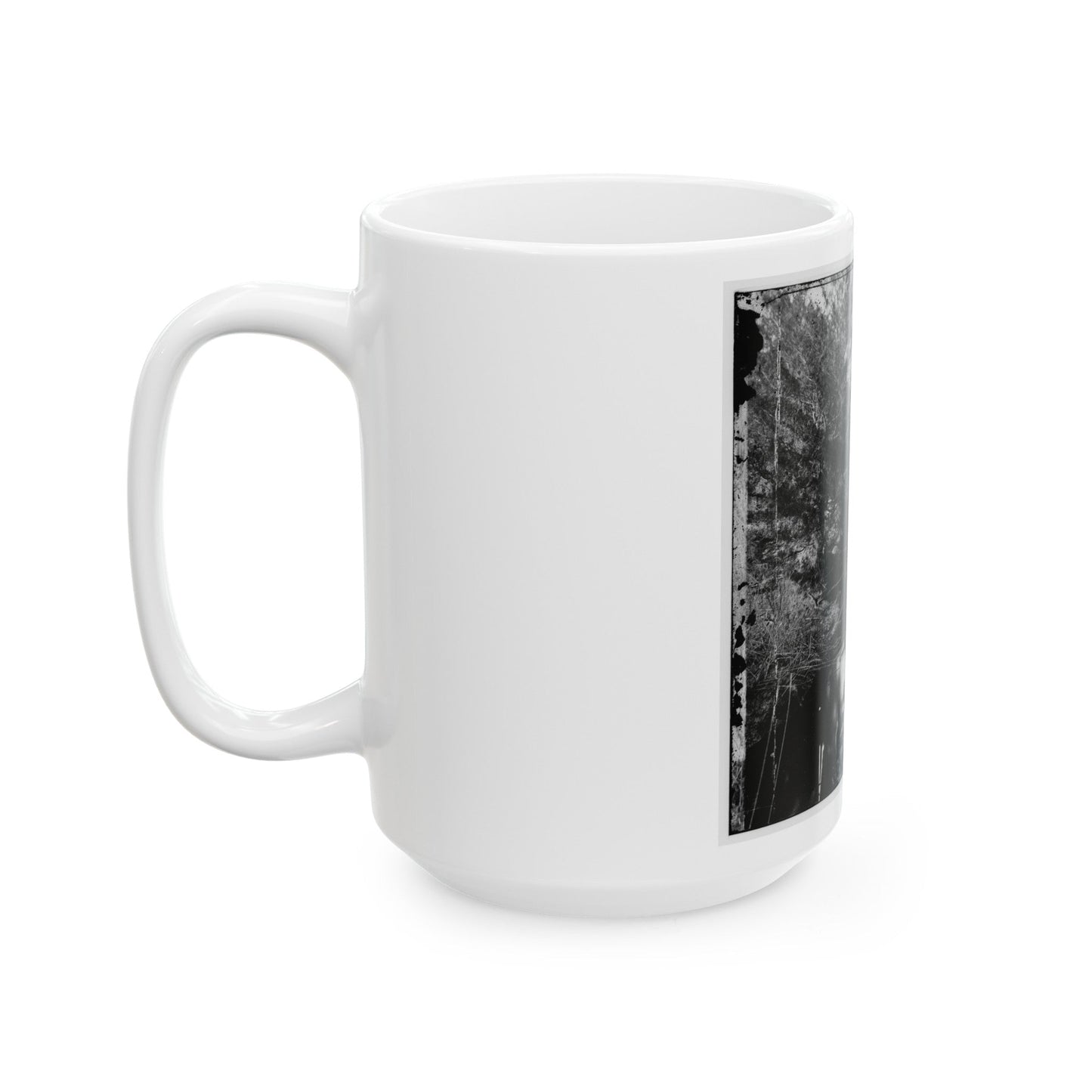 Bridge (U.S. Civil War) White Coffee Mug-The Sticker Space