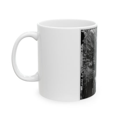 Bridge (U.S. Civil War) White Coffee Mug-The Sticker Space