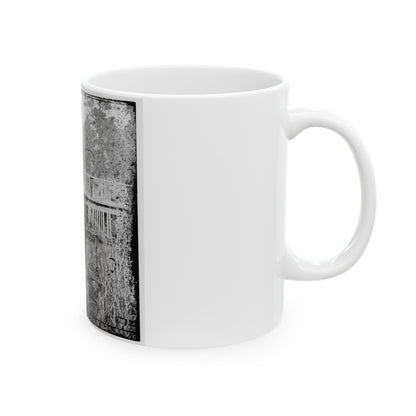 Bridge (U.S. Civil War) White Coffee Mug-The Sticker Space