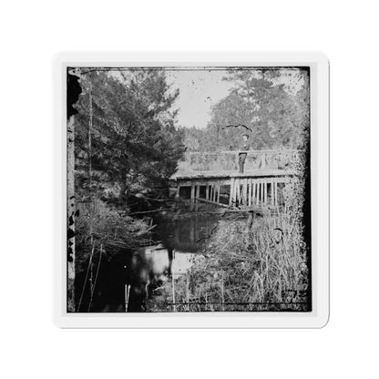 Bridge (U.S. Civil War) Refrigerator Magnet 3" x 3" Die-Cut 1 pc - The Sticker Space