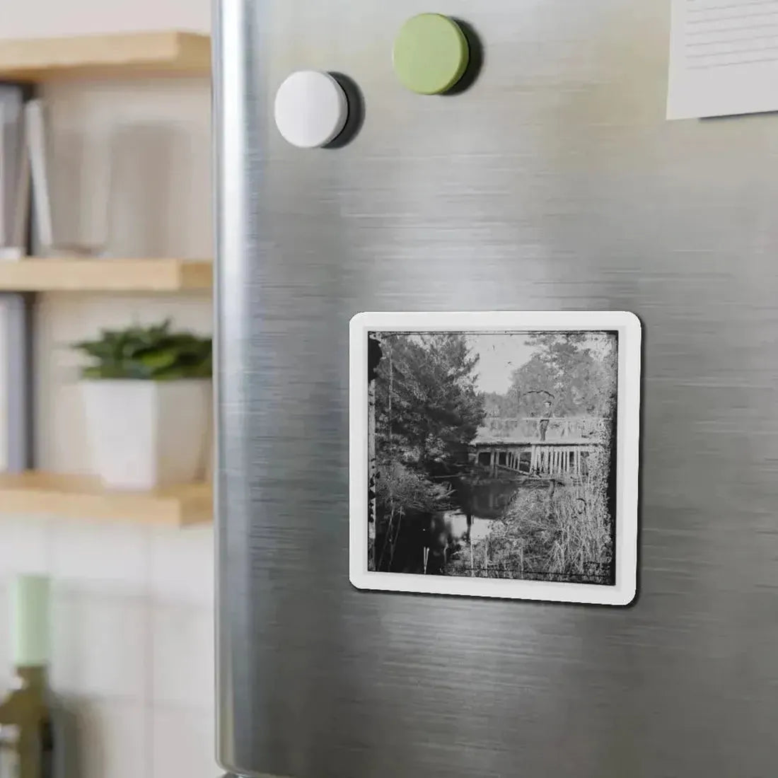 Bridge (U.S. Civil War) Refrigerator Magnet - The Sticker Space