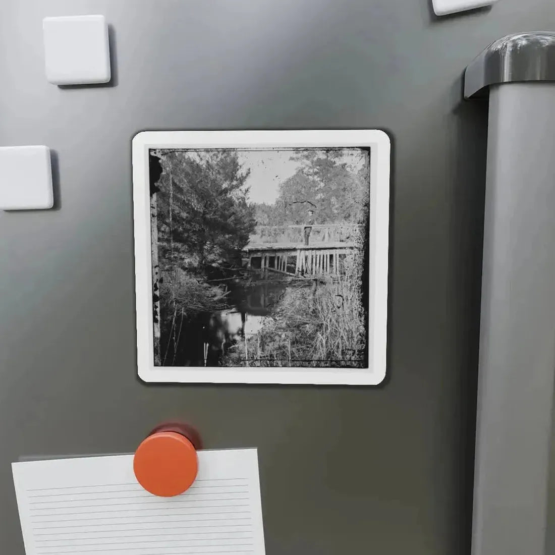 Bridge (U.S. Civil War) Refrigerator Magnet - The Sticker Space