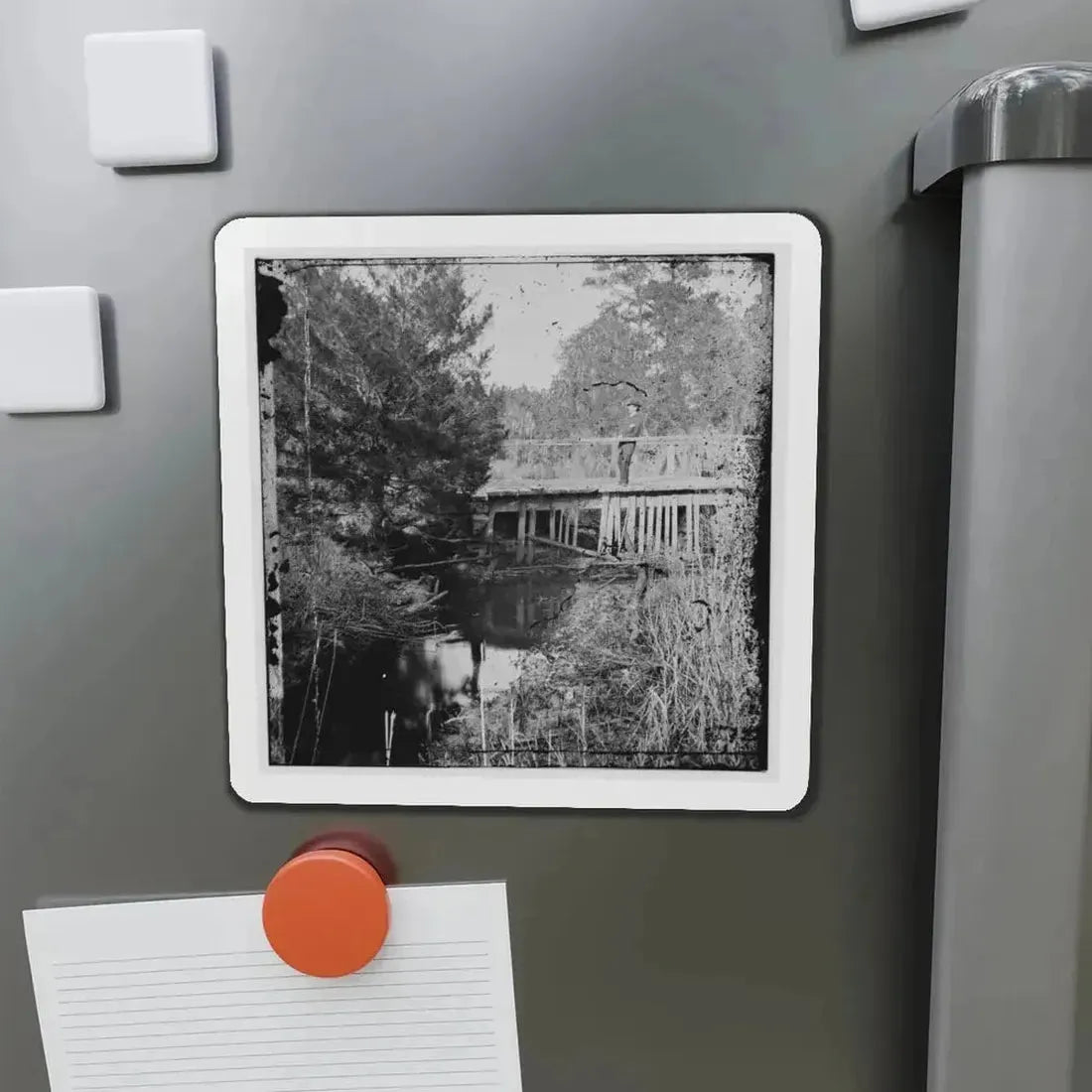 Bridge (U.S. Civil War) Refrigerator Magnet - The Sticker Space