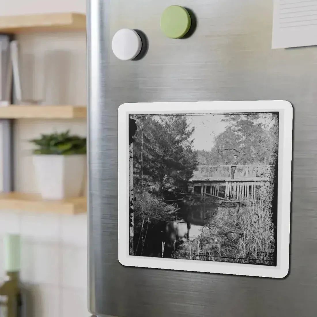 Bridge (U.S. Civil War) Refrigerator Magnet - The Sticker Space