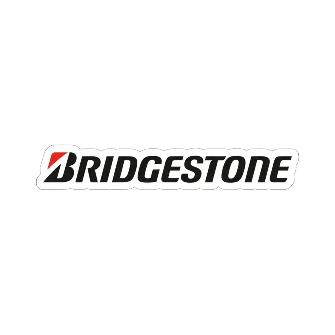 Bridgestone (Logo) STICKER Vinyl Kiss-Cut Decal 6 Inch White - The Sticker Space