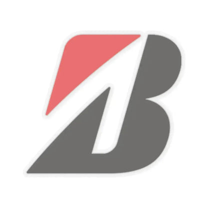 Bridgestone (only letter) (Logo) STICKER Vinyl Kiss-Cut Decal 6 Inch Transparent - The Sticker Space
