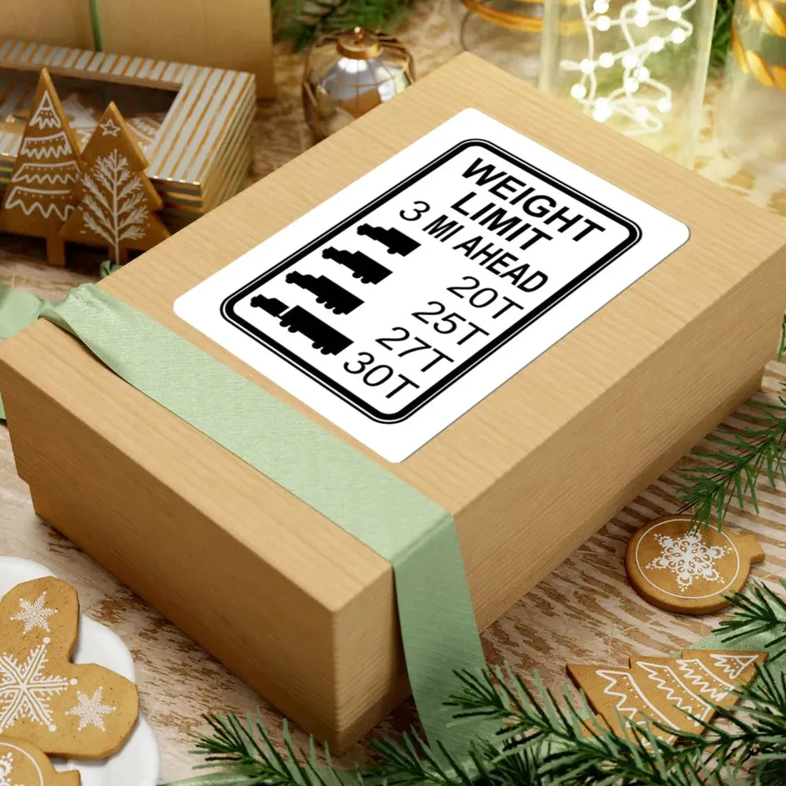 Bridgeweight (Ohio) (Road Sign) STICKER Vinyl Kiss-Cut Decal - The Sticker Space