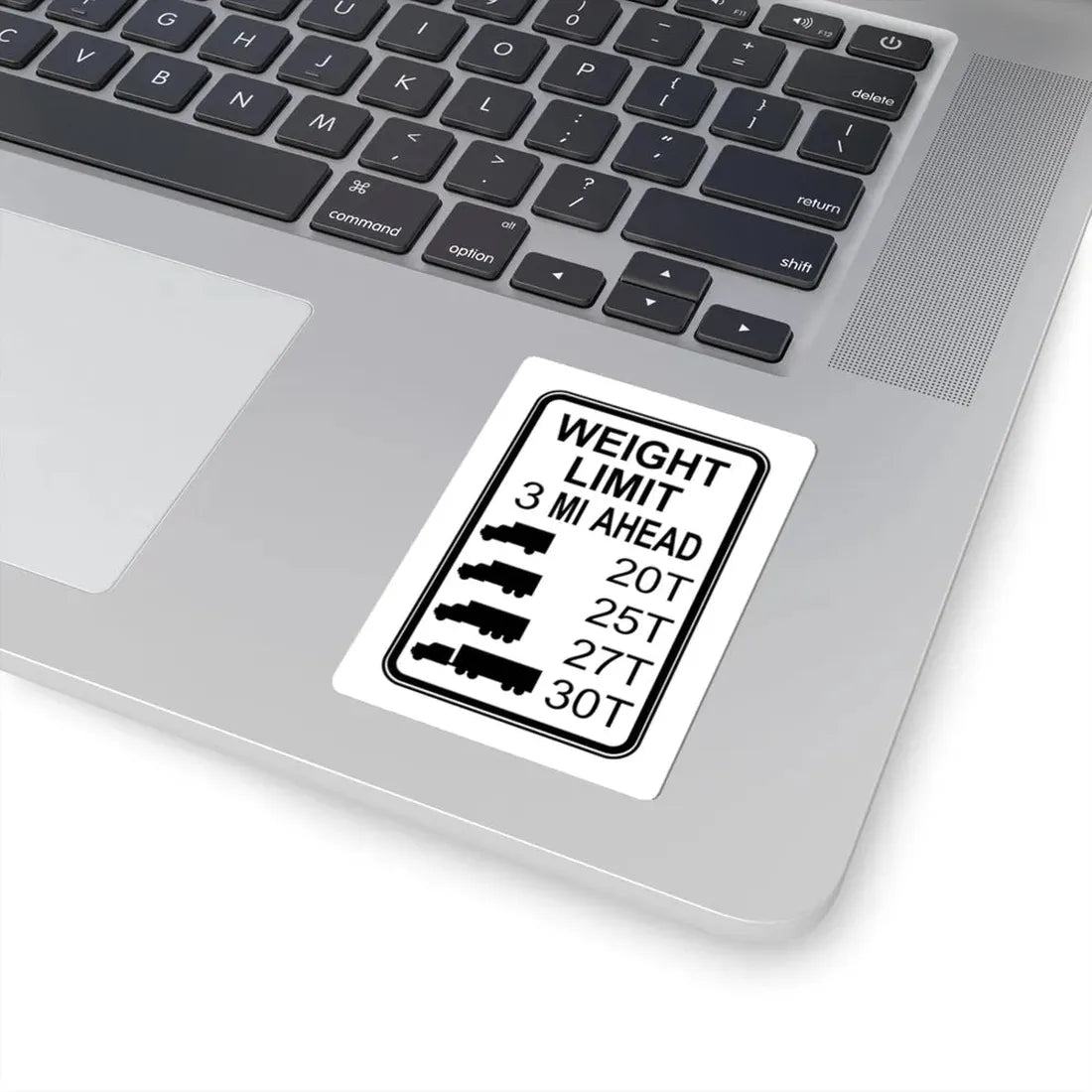 Bridgeweight (Ohio) (Road Sign) STICKER Vinyl Kiss-Cut Decal - The Sticker Space