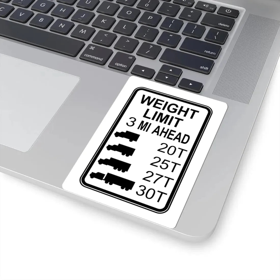 Bridgeweight (Ohio) (Road Sign) STICKER Vinyl Kiss-Cut Decal - The Sticker Space