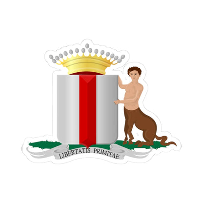 Brielle wapen (Netherlands) (Coat of Arms) STICKER Vinyl Kiss-Cut Decal 3 Inch White - The Sticker Space
