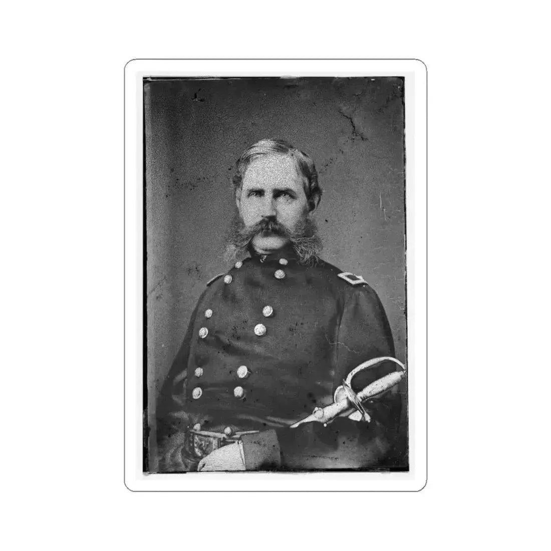 Brig. Gen C.C. Augur 003 (U.S. Civil War) STICKER Vinyl Kiss-Cut Decal 6 Inch White - The Sticker Space