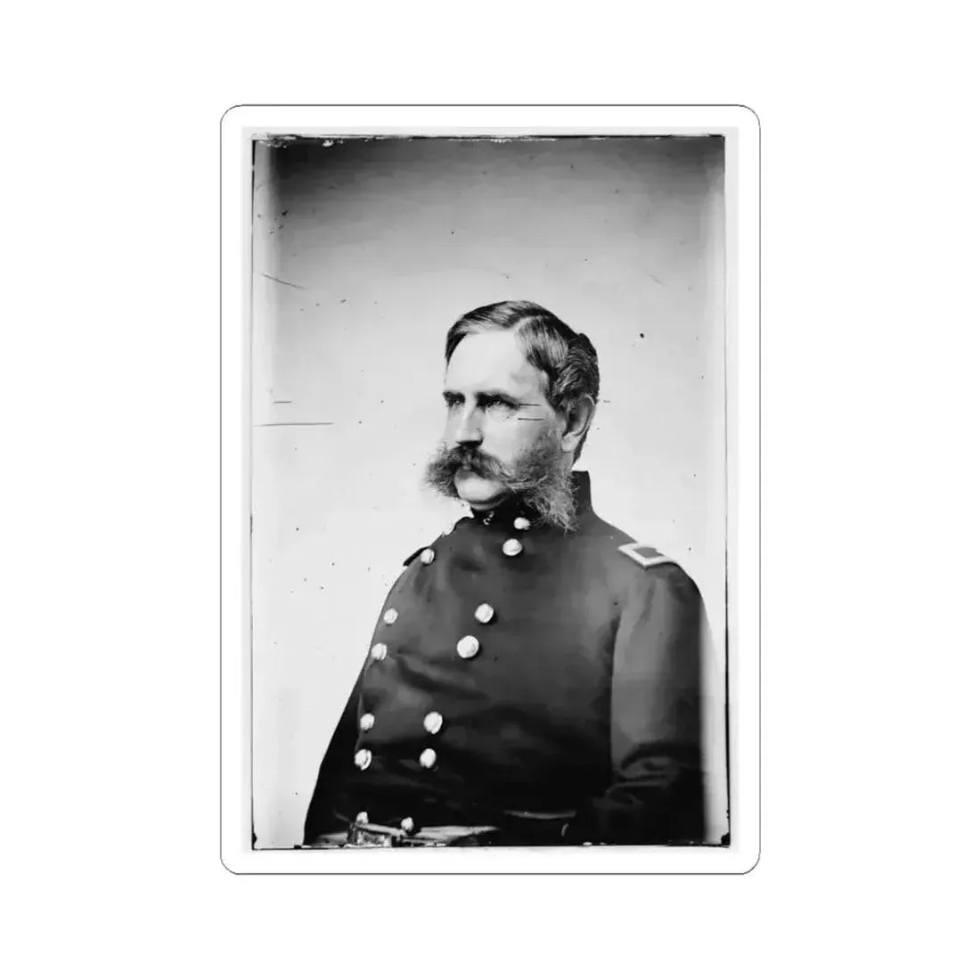 Brig. Gen C.C. Augur (U.S. Civil War) STICKER Vinyl Kiss-Cut Decal 3 Inch White - The Sticker Space