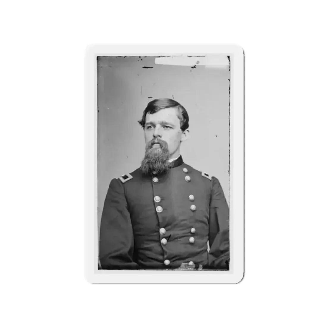 Brig. Gen. Charles C. Walcutt (U.S. Civil War) Refrigerator Magnet 2 Inch Die-Cut - The Sticker Space