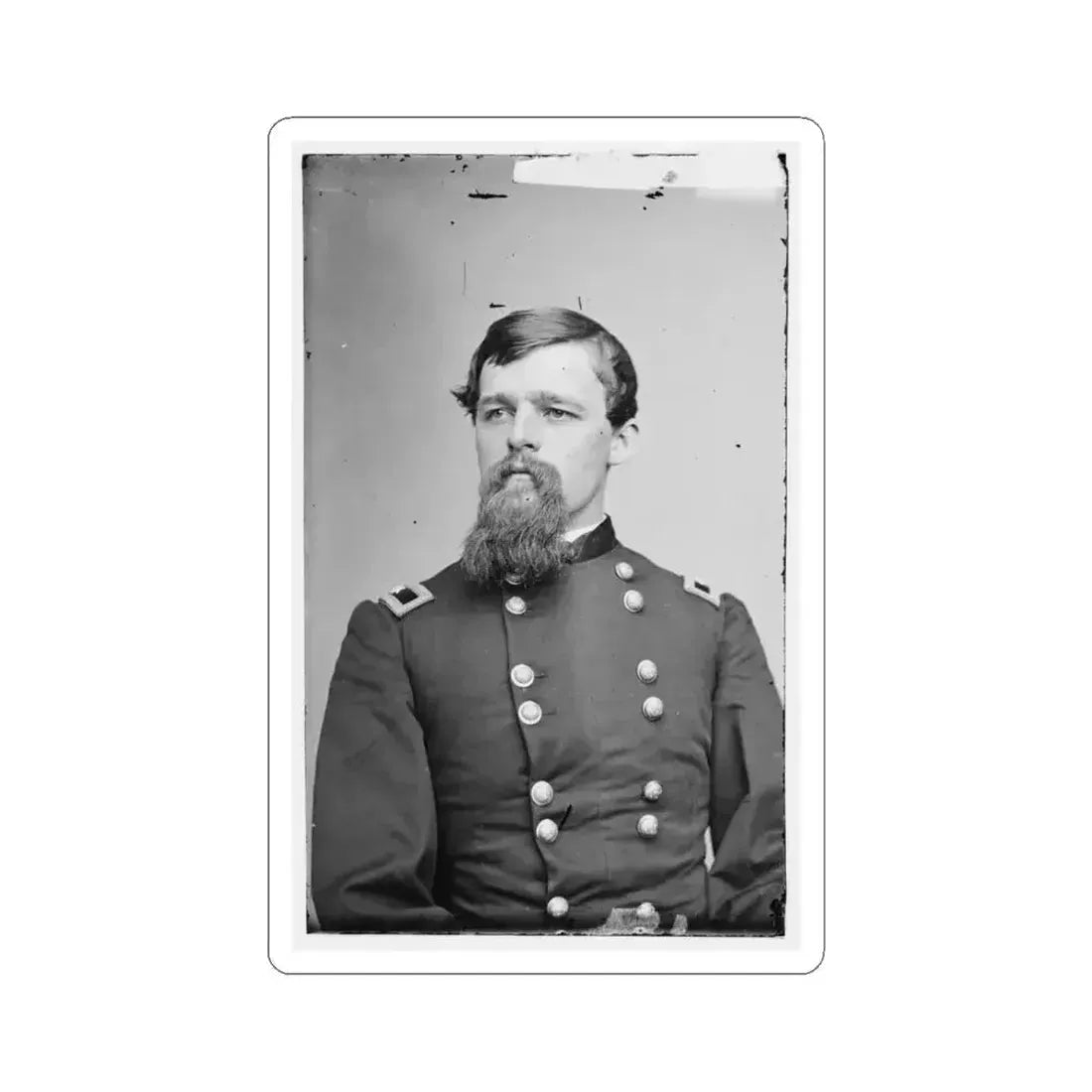 Brig. Gen. Charles C. Walcutt (U.S. Civil War) STICKER Vinyl Kiss-Cut Decal 4 Inch White - The Sticker Space