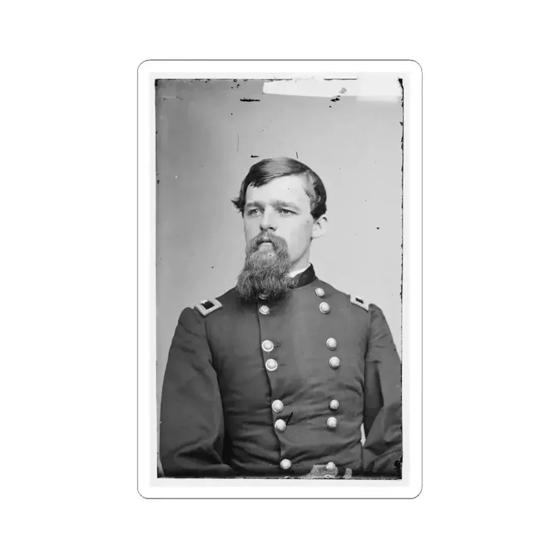 Brig. Gen. Charles C. Walcutt (U.S. Civil War) STICKER Vinyl Kiss-Cut Decal 6 Inch White - The Sticker Space