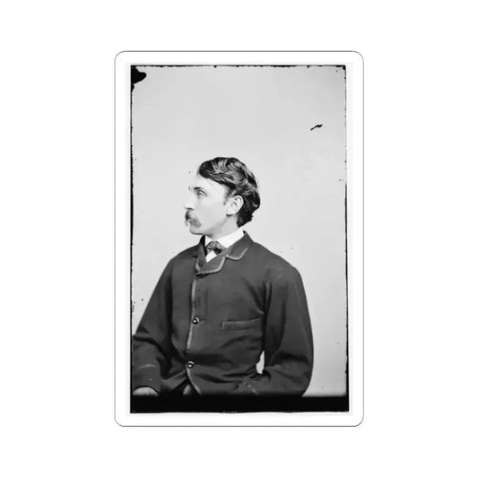 Brig. Gen. Edwin H. Stoughton, Col. 4Th Vermont 001 (U.S. Civil War) STICKER Vinyl Kiss-Cut Decal 2 Inch White - The Sticker Space