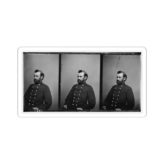 Brig. Gen. E.S. Bragg, 6Th Wisc. Inf. (U.S. Civil War) STICKER Vinyl Kiss-Cut Decal 2 Inch White - The Sticker Space